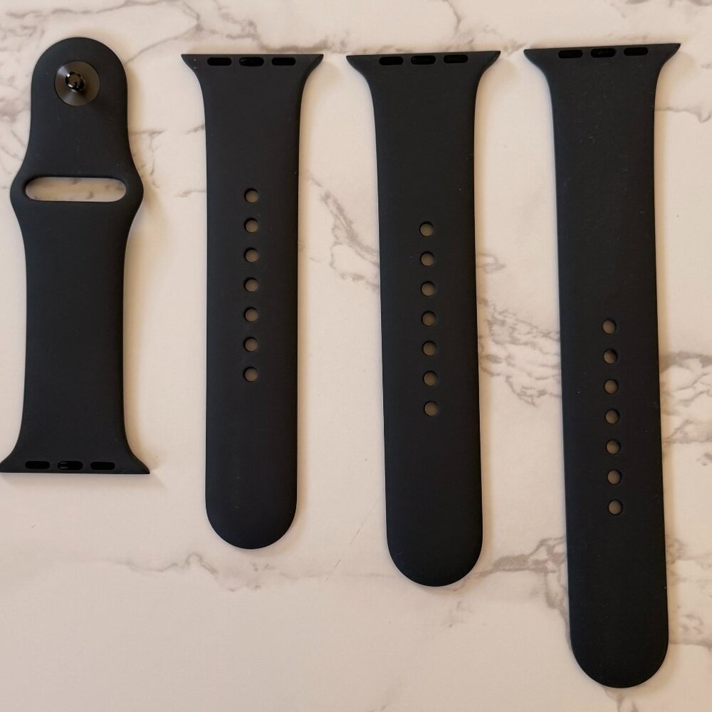 Apple Watch Sports Band Unisex | Charcoal | 45mm | S/M & M/L